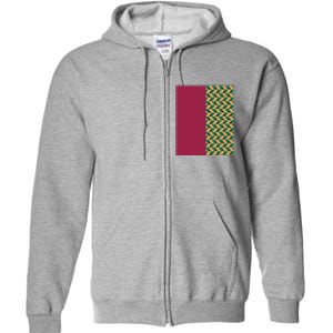 Tomioka Pattern Graphic Full Zip Hoodie