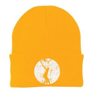 Tennis Player Gifts Retro Sunset Tennis Racquet Ball Coach Knit Cap Winter Beanie