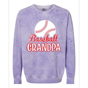 The Perfect Grandpa Gift: Baseball Colorblast Crewneck Sweatshirt