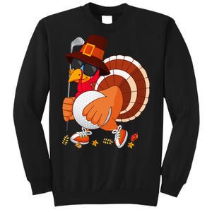 Turkey Playing Golf Thanksgiving Turkey Golf Sweatshirt