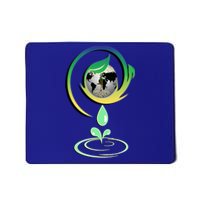 Tree Planting Graphic World Save Our Environt And Planet Gift Mousepad