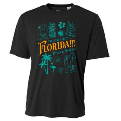 Tortured Poets Greetings From Florida Ttpd Cooling Performance Crew T-Shirt