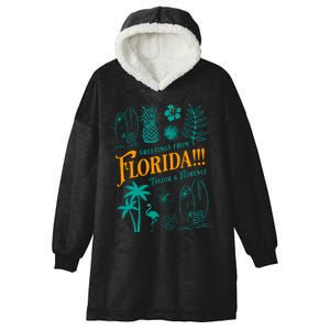 Tortured Poets Greetings From Florida Ttpd Hooded Wearable Blanket