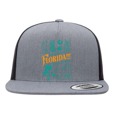 Tortured Poets Greetings From Florida Ttpd Flat Bill Trucker Hat