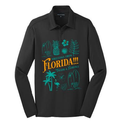 Tortured Poets Greetings From Florida Ttpd Silk Touch Performance Long Sleeve Polo