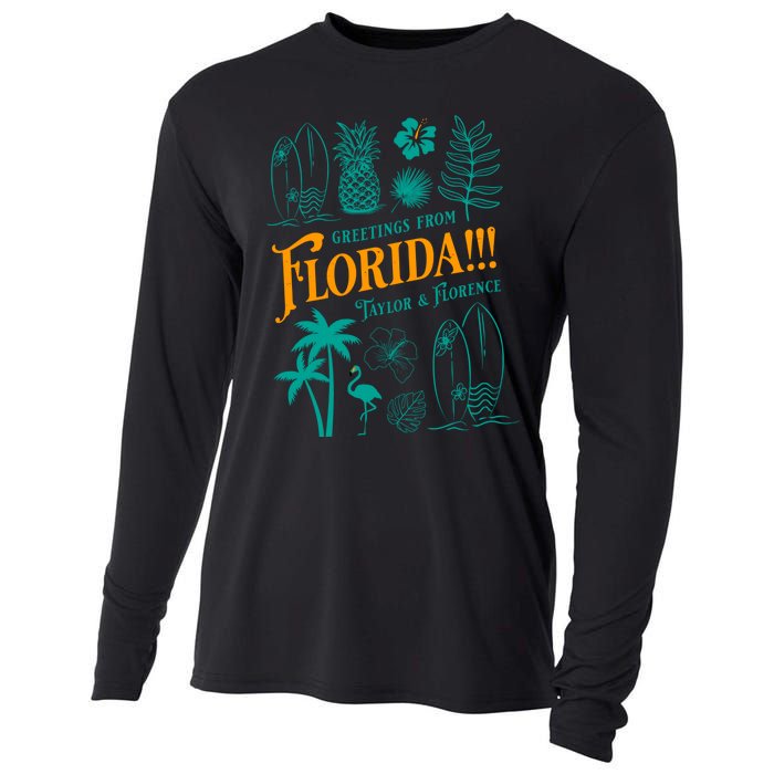 Tortured Poets Greetings From Florida Ttpd Cooling Performance Long Sleeve Crew