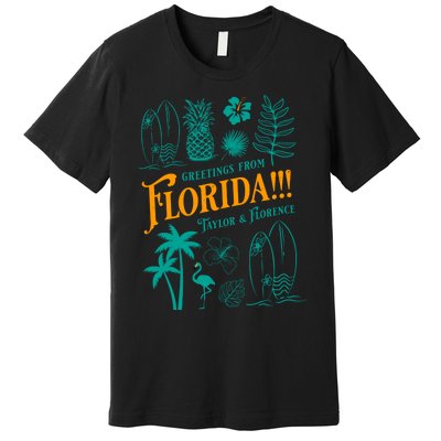 Tortured Poets Greetings From Florida Ttpd Premium T-Shirt