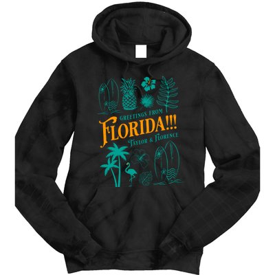 Tortured Poets Greetings From Florida Ttpd Tie Dye Hoodie