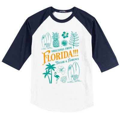 Tortured Poets Greetings From Florida Ttpd Baseball Sleeve Shirt