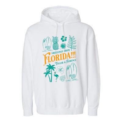 Tortured Poets Greetings From Florida Ttpd Garment-Dyed Fleece Hoodie