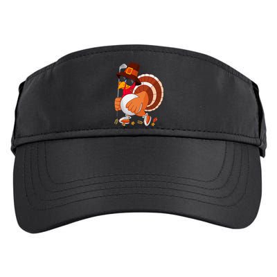 Turkey Playing Golf Thanksgiving Turkey Golf Adult Drive Performance Visor