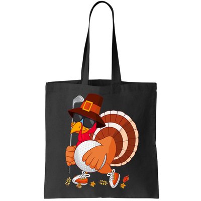 Turkey Playing Golf Thanksgiving Turkey Golf Bag