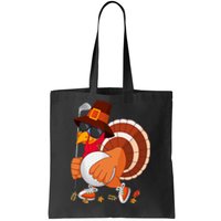 Turkey Playing Golf Thanksgiving Turkey Golf Tote Bag