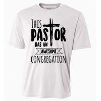 This Pastor Has An Awesome Congregation Priest Gift Cooling Performance Crew T-Shirt