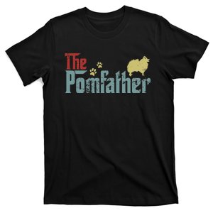 The Pomfather Happy FatherS Day Pomeranian Lover T-Shirt