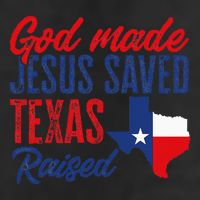 Texas Pride Home God Made Jesus Saved Texas Raised Adult Drive Performance Visor