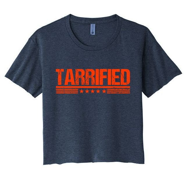 Tarrified Political Humor Women's Crop Top Tee