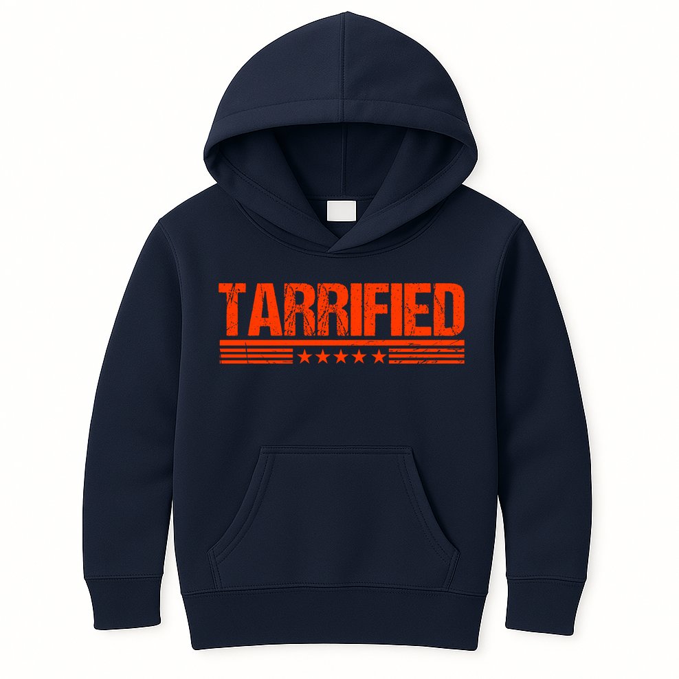 Tarrified Political Humor Kids Hoodie