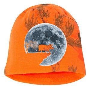 Teacup Pig Halloween Costume Moon Silhouette Meaningful Gift Kati - Camo Knit Beanie