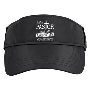 This Pastor Has An Awesome Congregation Jesus Adult Drive Performance Visor