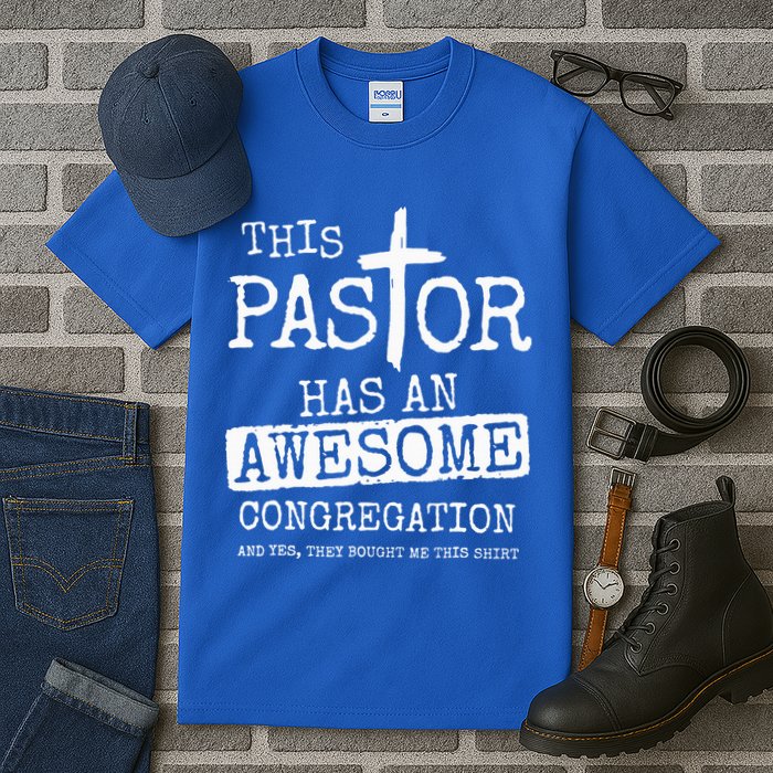 This Pastor Has An Awesome Congregation Jesus Tall T-Shirt