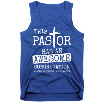 This Pastor Has An Awesome Congregation Jesus Tank Top