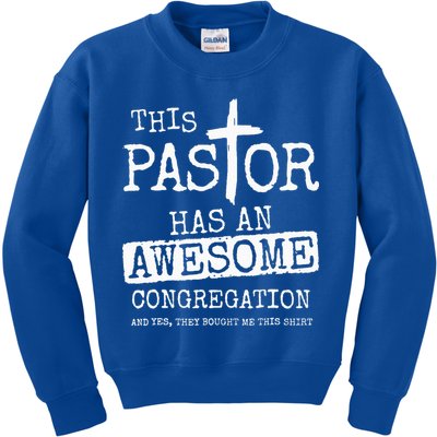 This Pastor Has An Awesome Congregation Jesus Kids Sweatshirt