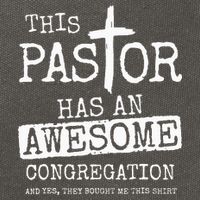This Pastor Has An Awesome Congregation Jesus Cotton Canvas Backpack