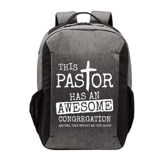 This Pastor Has An Awesome Congregation Jesus Vector Backpack
