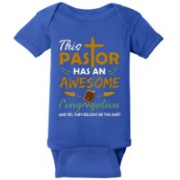 This Pastor Has An Awesome Congregation Preacher Religion Baby Bodysuit