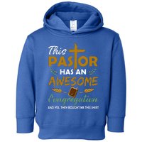 This Pastor Has An Awesome Congregation Preacher Religion Toddler Hoodie