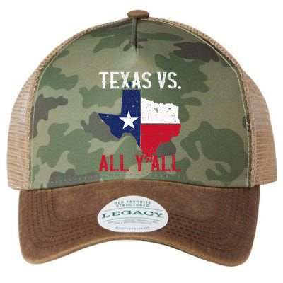 Texas Pride Home State Texas Vs. All YAll Legacy Tie Dye Trucker Hat