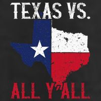 Texas Pride Home State Texas Vs. All YAll Cool Comfort Performance Bucket Hat