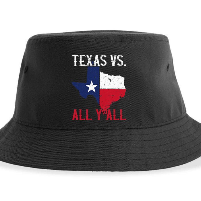 Texas Pride Home State Texas Vs. All YAll Sustainable Bucket Hat