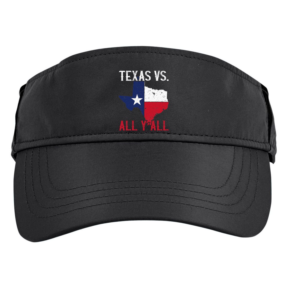 Texas Pride Home State Texas Vs. All YAll Adult Drive Performance Visor