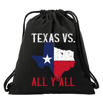 Texas Pride Home State Texas Vs. All YAll Drawstring Bag