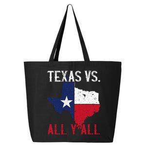 Texas Pride Home State Texas Vs. All YAll 25L Jumbo Tote