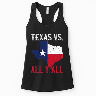 Texas Pride Home State Texas Vs. All YAll Womens Tank Top