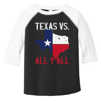 Texas Pride Home State Texas Vs. All YAll Toddler Fine Jersey T-Shirt