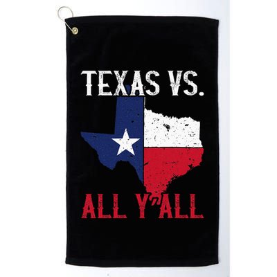 Texas Pride Home State Texas Vs. All YAll Golf Towel