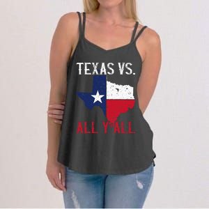 Texas Pride Home State Texas Vs. All YAll Women's Strappy Tank