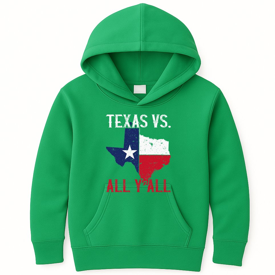 Texas Pride Home State Texas Vs. All YAll Kids Hoodie