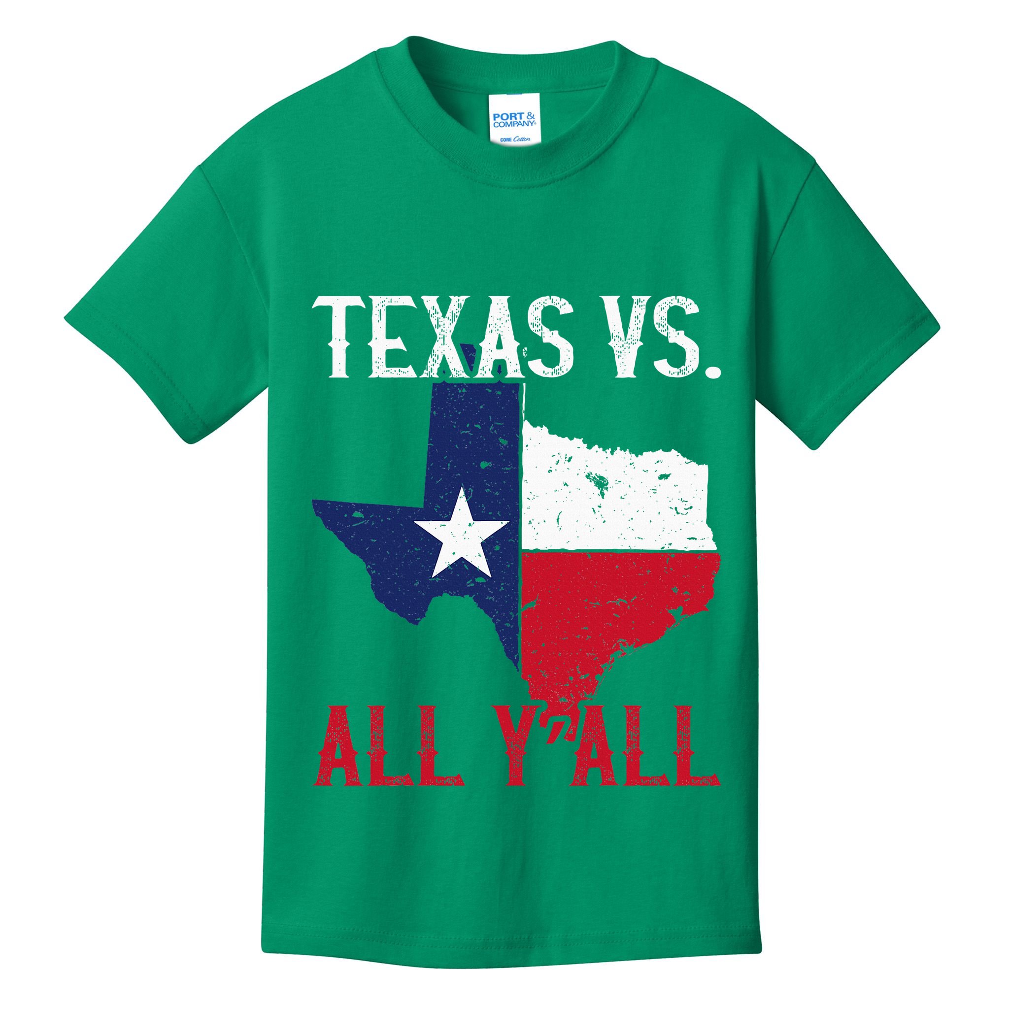 Texas Pride Home State Texas Vs. All YAll Kids T-Shirt