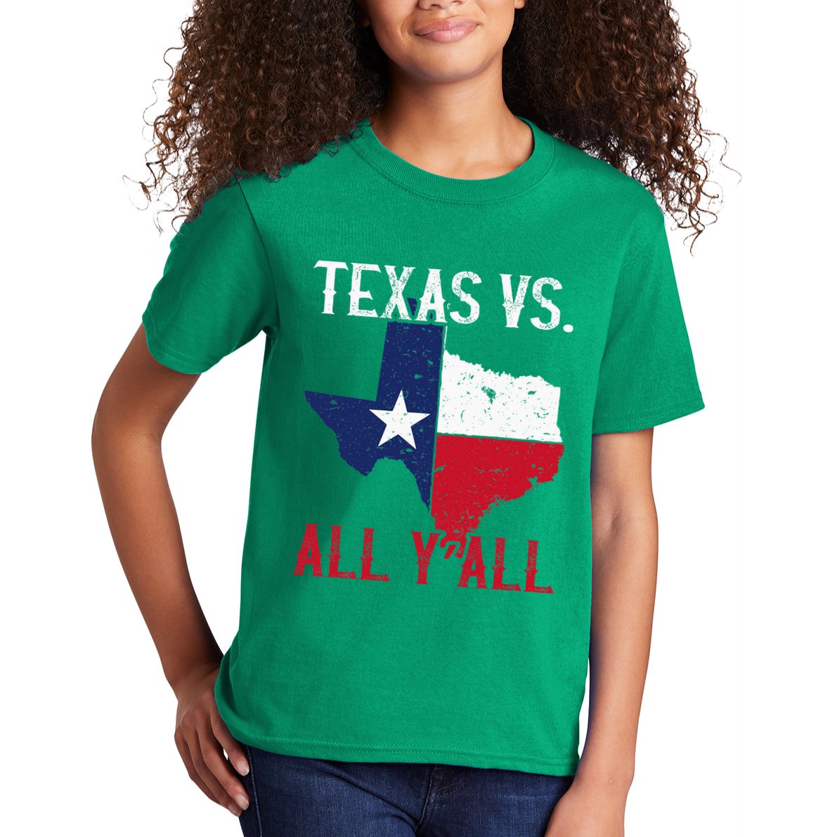Texas Pride Home State Texas Vs. All YAll Kids T-Shirt