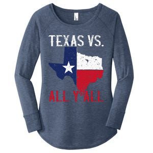 Texas Pride Home State Texas Vs. All YAll Women's Perfect Tri Tunic Long Sleeve Shirt