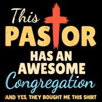 This Pastor Has An Awesome Congregation Preacher Tall T-Shirt