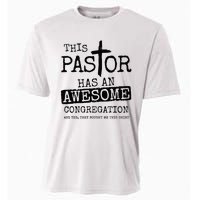 This Pastor Has An Awesome Congregation Cooling Performance Crew T-Shirt