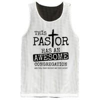 This Pastor Has An Awesome Congregation Mesh Reversible Basketball Jersey Tank