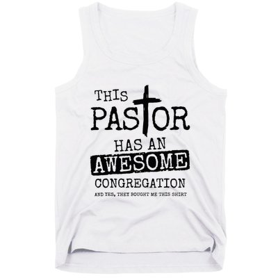 This Pastor Has An Awesome Congregation Tank Top