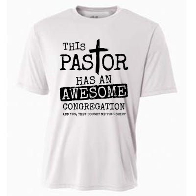 This Pastor Has An Awesome Congregation Cooling Performance Crew T-Shirt